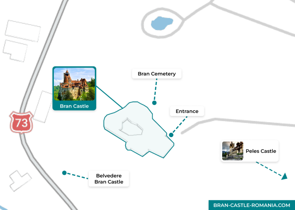Roman Forum location map